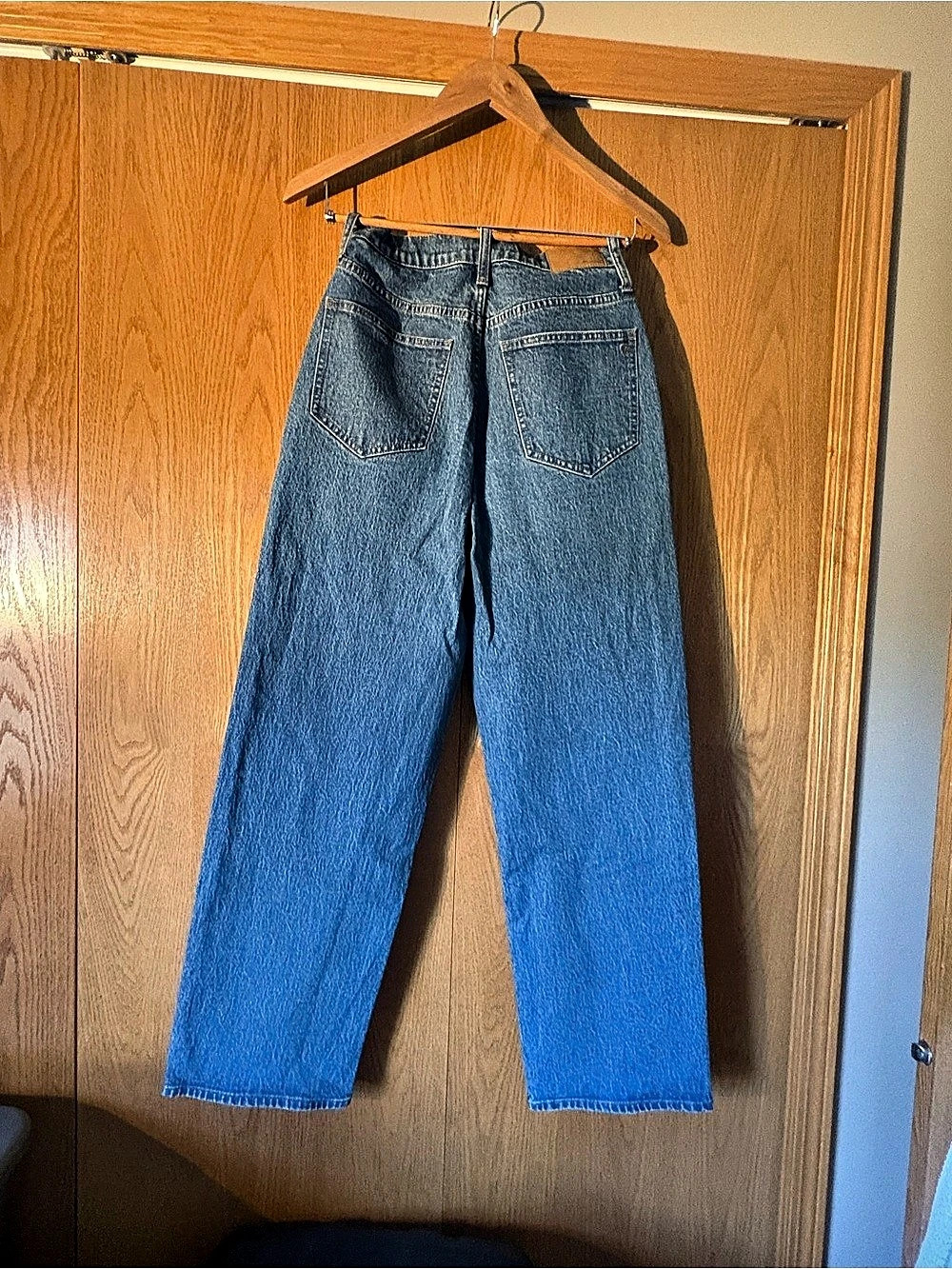 Madewell The Perfect Vintage Wide-Leg Jean: Patch-Pocket Edition Size 27 - Picture 3 of 6